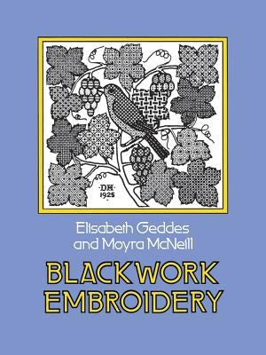 Blackwork Embroidery Paperback Dover Publications
