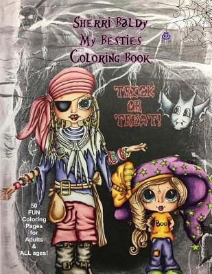 Sherri Baldy My Besties Coloring Book Trick or Treat Paperback Sherri Baldy My-Besties