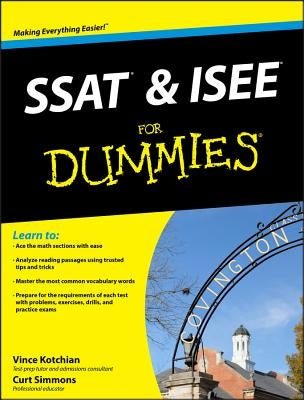 SSAT and ISEE for Dummies Paperback John Wiley & Sons