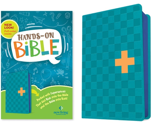 NLT Hands-On Bible, Third Edition (Leatherlike, Blue Check Cross) Bible Tyndale House Publishers