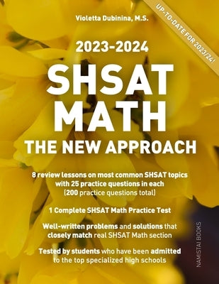 SHSAT Math: The New Approach Paperback Namistai Books