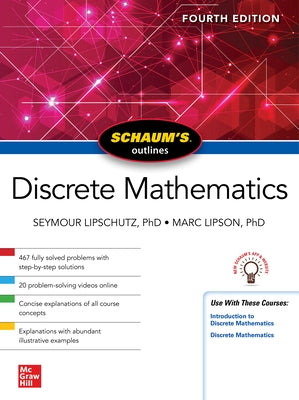 Schaum's Outline of Discrete Mathematics, Fourth Edition Paperback McGraw-Hill Companies