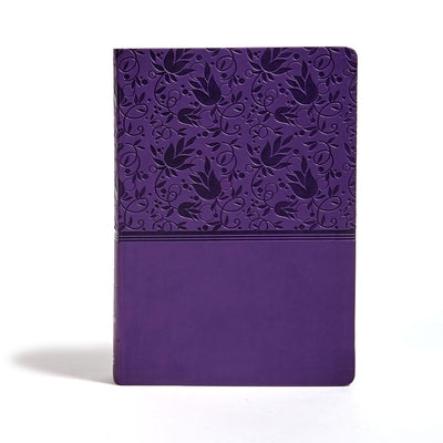 KJV Super Giant Print Reference Bible, Purple Leathertouch by Holman Bible Publishers