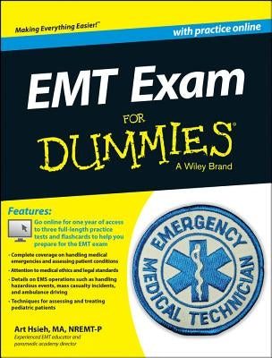 EMT Exam for Dummies with Online Practice Paperback For Dummies
