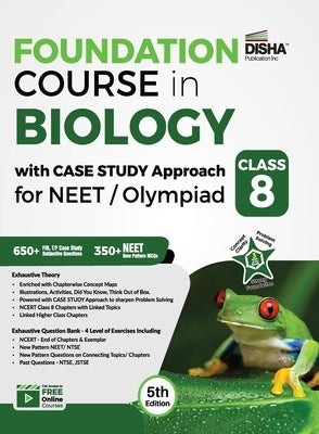 Foundation Course in Biology with Case Study Approach for NEET/ Olympiad Class 8 - 5th Edition Paperback Aiets Com Pvt Ltd