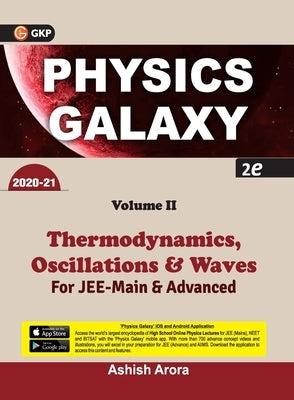 Physics Galaxy 2020-21: Vol.2 - Thermodynamics, Oscillations & Waves 2e Paperback G.K Publications Pvt.Ltd