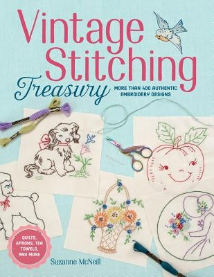 Vintage Stitching Treasury: More Than 400 Authentic Embroidery Designs Paperback Design Originals
