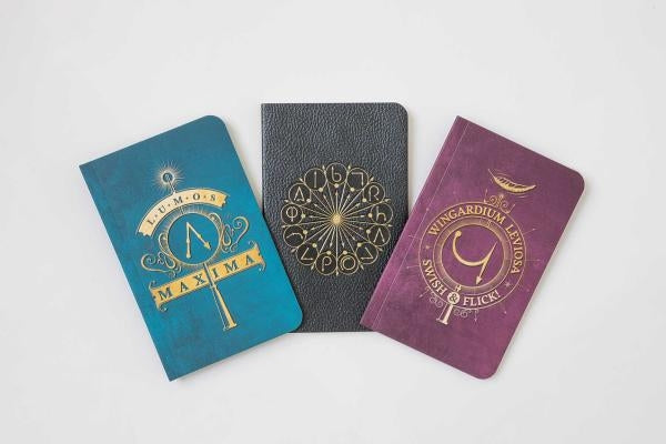Harry Potter: Spells Pocket Notebook Collection (Set of 3) Paperback Insights
