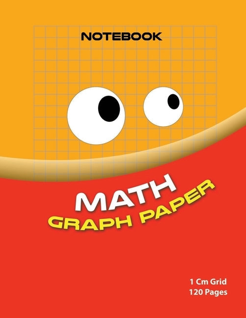 Math graph paper ( red edition ): 1cm size graph paper grid ( Color: Red 120 pages ) Paperback Independently Published