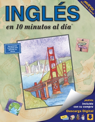 Inglés En 10 Minutos Al Día Paperback Bilingual Books (WA)
