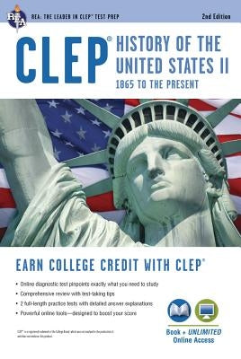 CLEP(R) History of the U.S. II Book + Online Paperback Research & Education Association