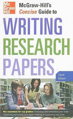 McGraw-Hill's Concise Guide to Writing Research Papers Paperback McGraw-Hill Companies