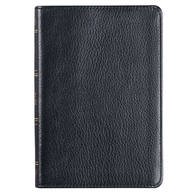 KJV Compact Bible Black Full Grain Leather Bible Christian Art Gifts Inc