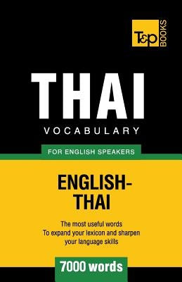 Thai vocabulary for English speakers - 7000 words Paperback T&p Books Publishing Ltd