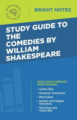 Study Guide to The Comedies by William Shakespeare Paperback Dexterity