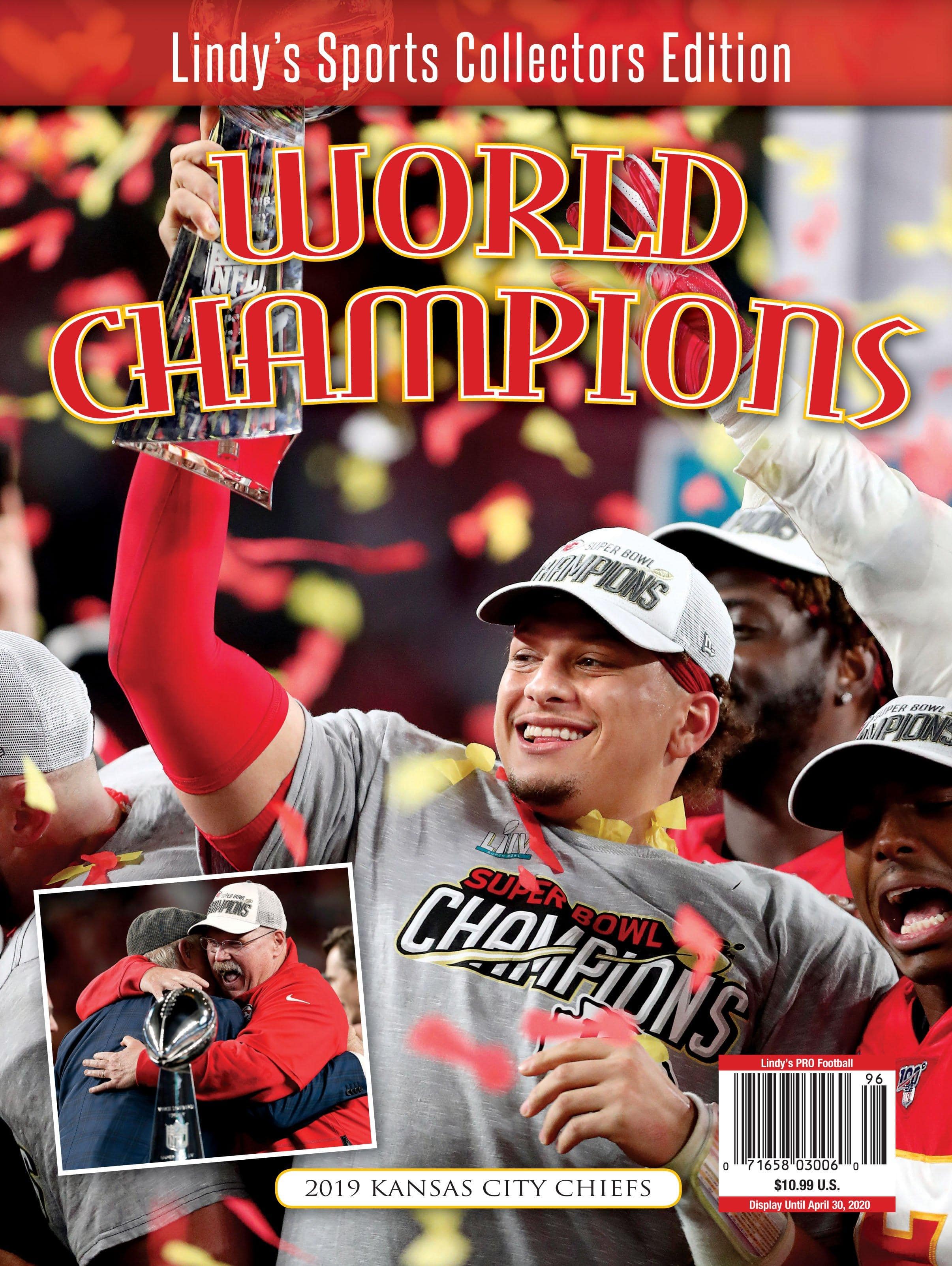 Lindy's 2019 Kansas City Chiefs Super Bowl Champions - MO Corrections Bookstore 