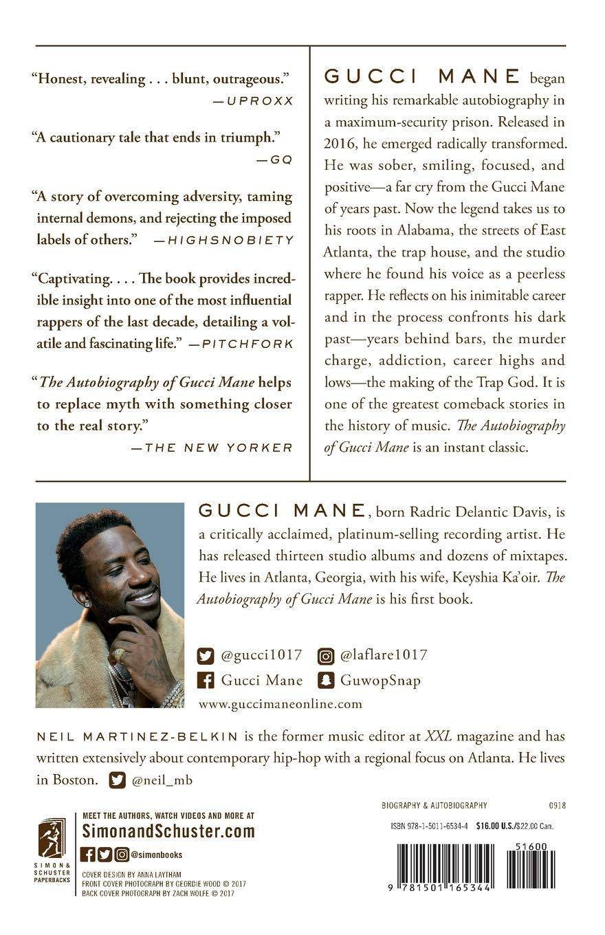 Autobiography of Gucci Mane - MO Corrections Bookstore