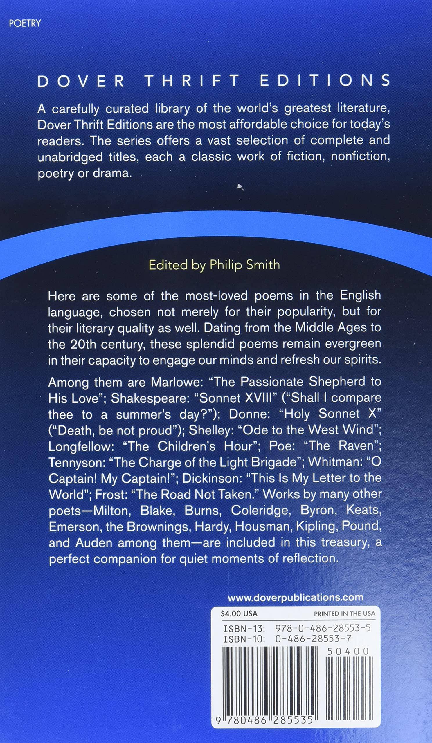 100 Best-Loved Poems - MO Corrections Bookstore