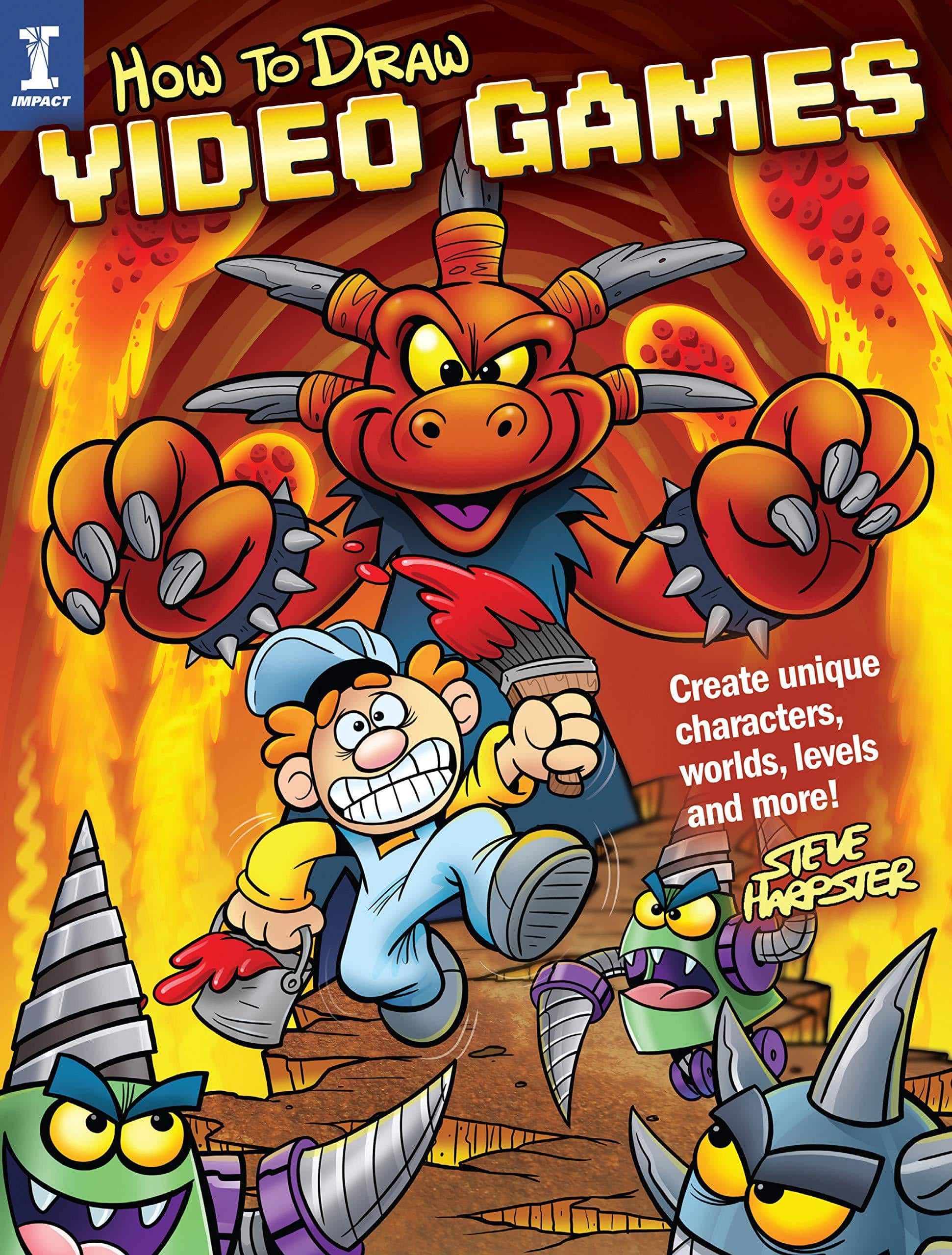 How to Draw Video Games: Create Unique Characters, Worlds, Levels and More! Arts & Photography Steve Harpster
