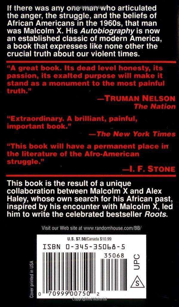 Autobiography of Malcolm X - MO Corrections Bookstore
